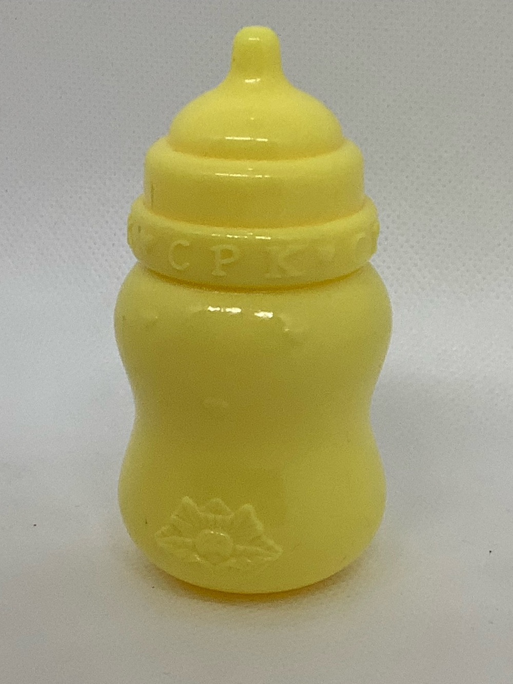 Cabbage Patch Kids Yellow Plastic Toy Doll Baby Bottle